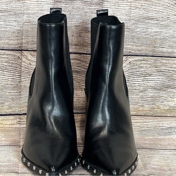 Charles David Women's Black Dodger Studded Booties Shoes Size 8 - Picture 12 of 13
